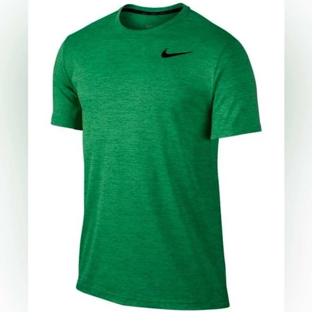 Like New Men's Nike Dri-Fit Training Heathered Green Lightweight T-shirt, Medium